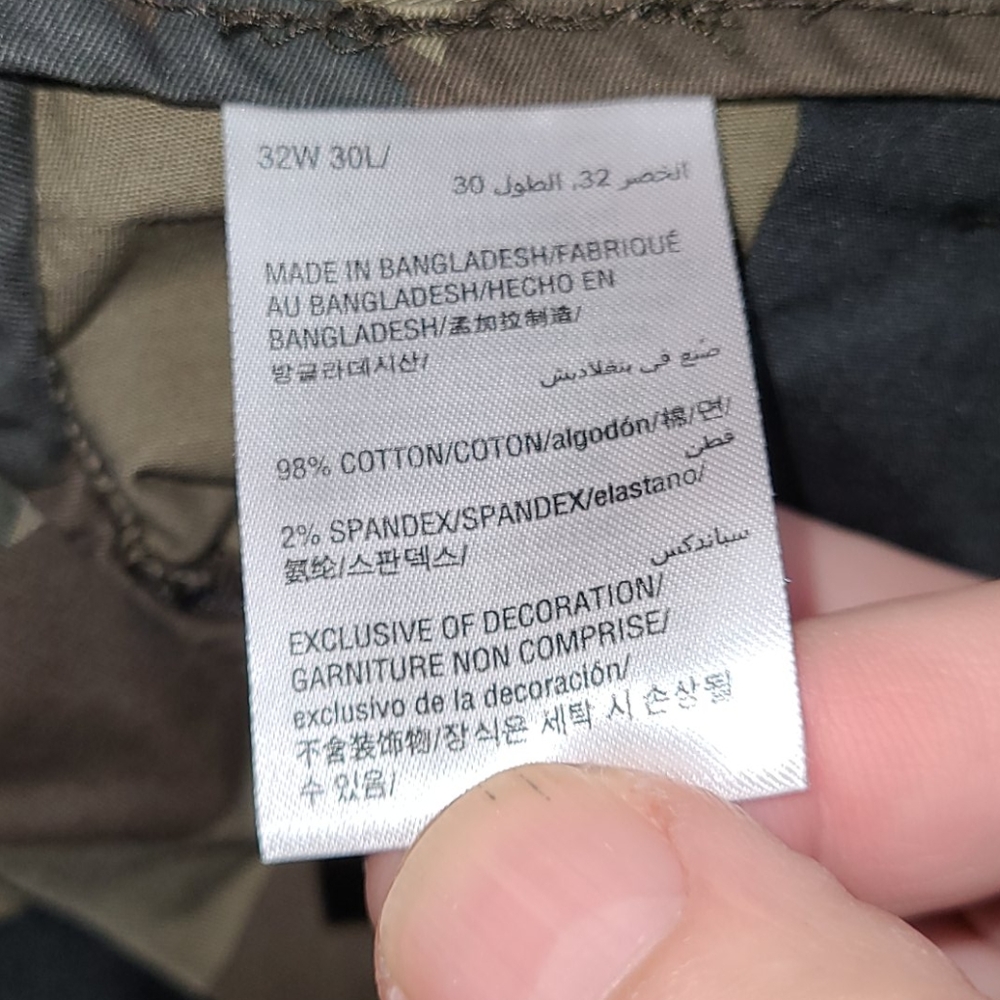 Club Room 32x30 bulldog camo pants - Picture 15 of 16